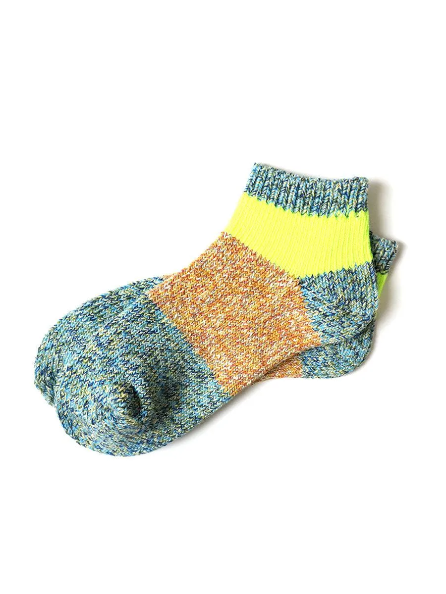 Kapital 56 Van Gogh heather ankle socks