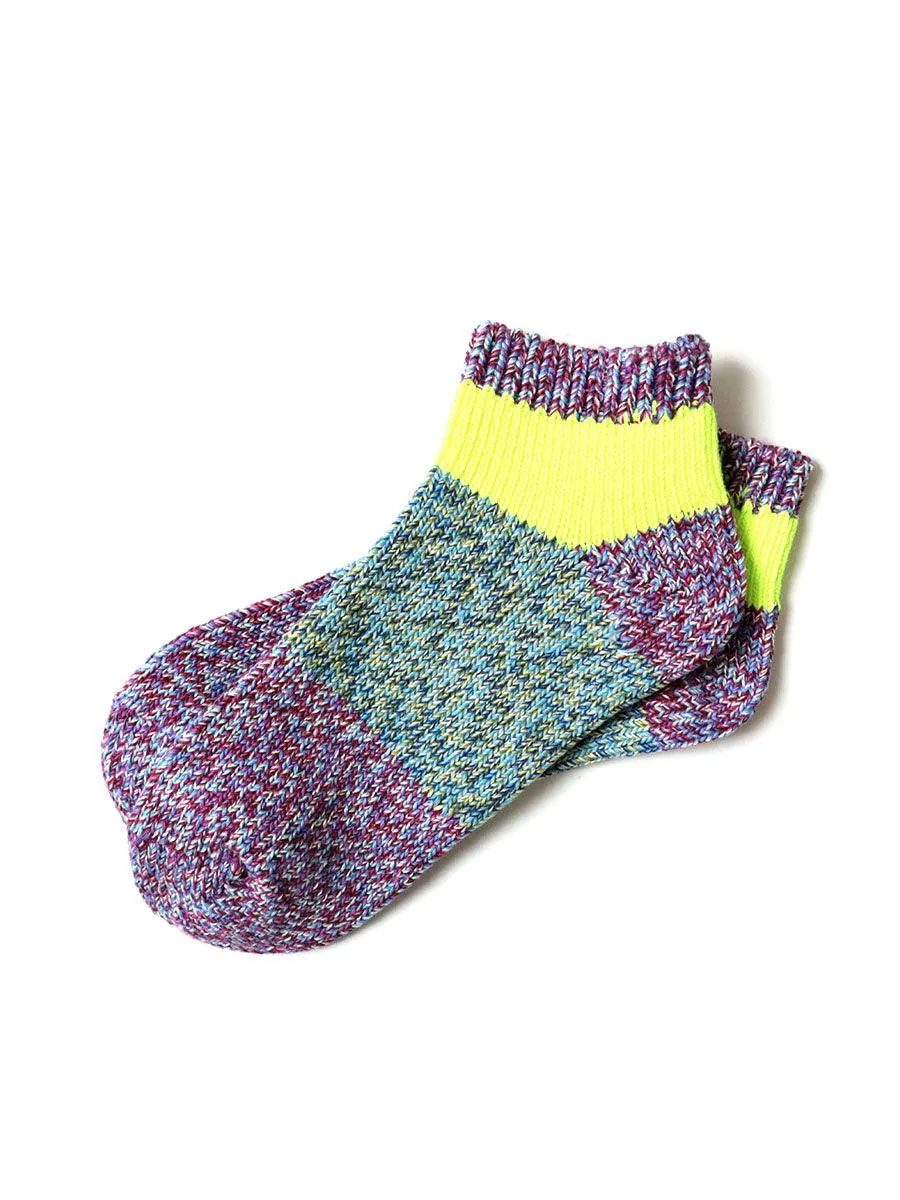 Kapital 56 Van Gogh heather ankle socks