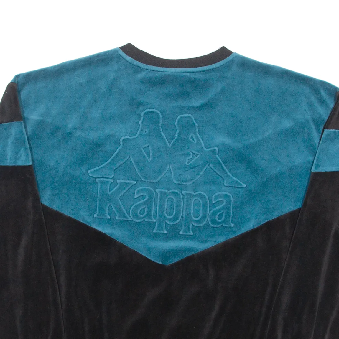 KAPPA Mens Sweatshirt Black Crewneck M