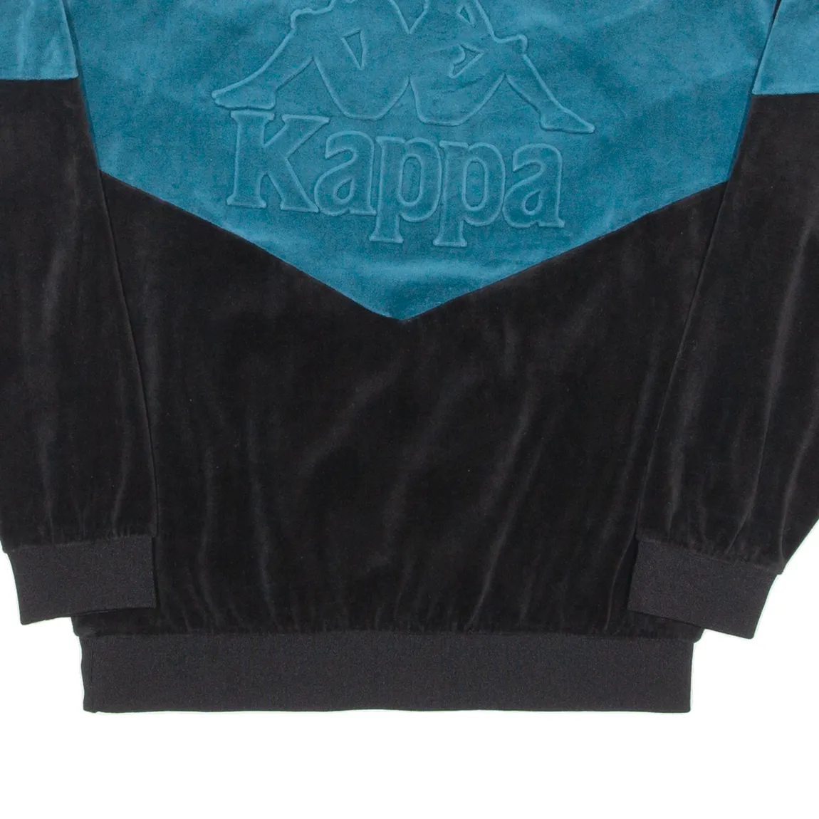 KAPPA Mens Sweatshirt Black Crewneck M