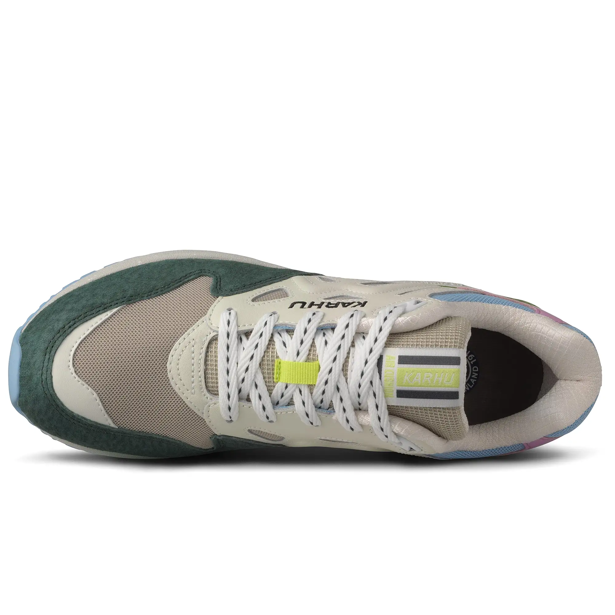 Karhu Legacy 96 Trainers - Piquant Green/Silver Lining