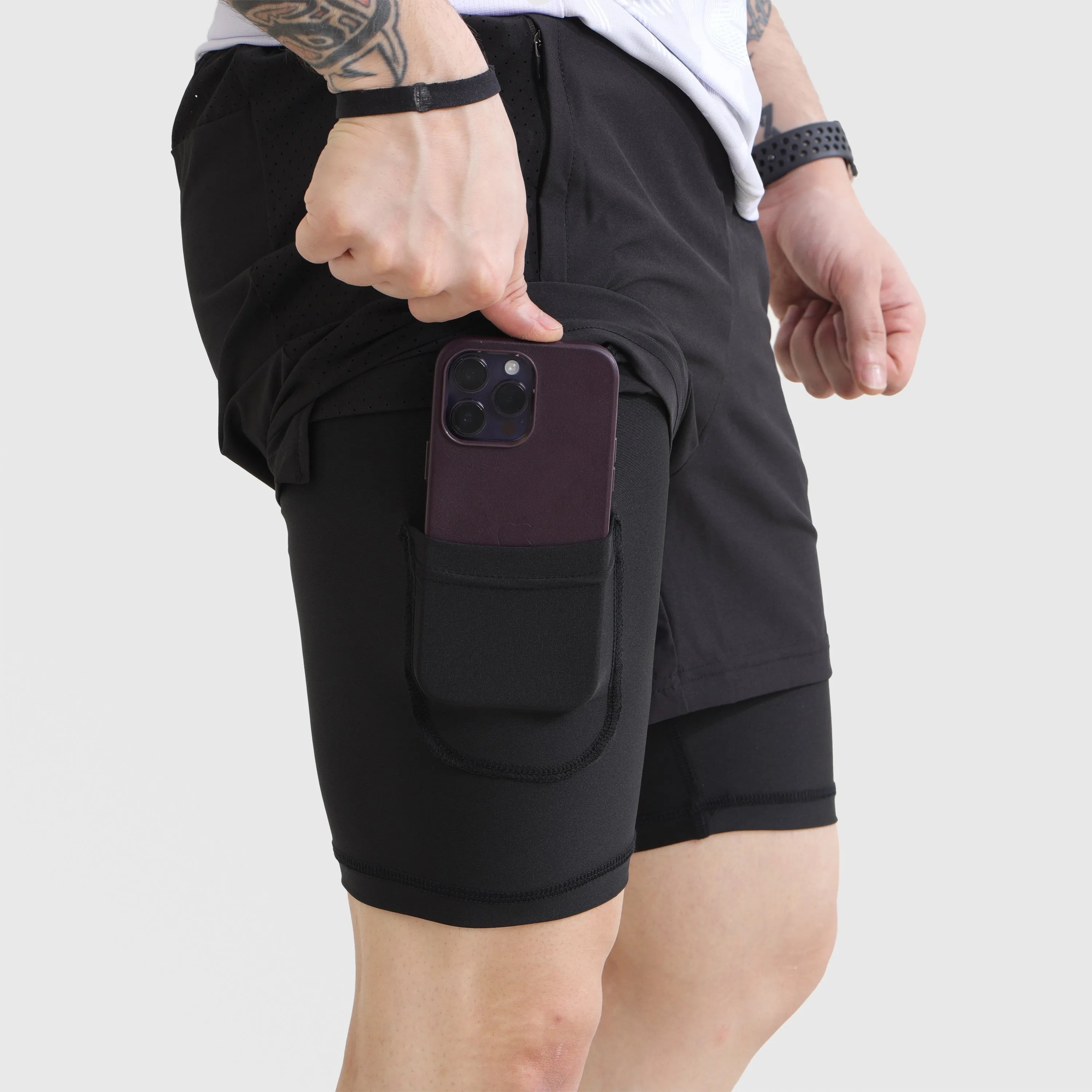 Laser Grip Shorts (Black)