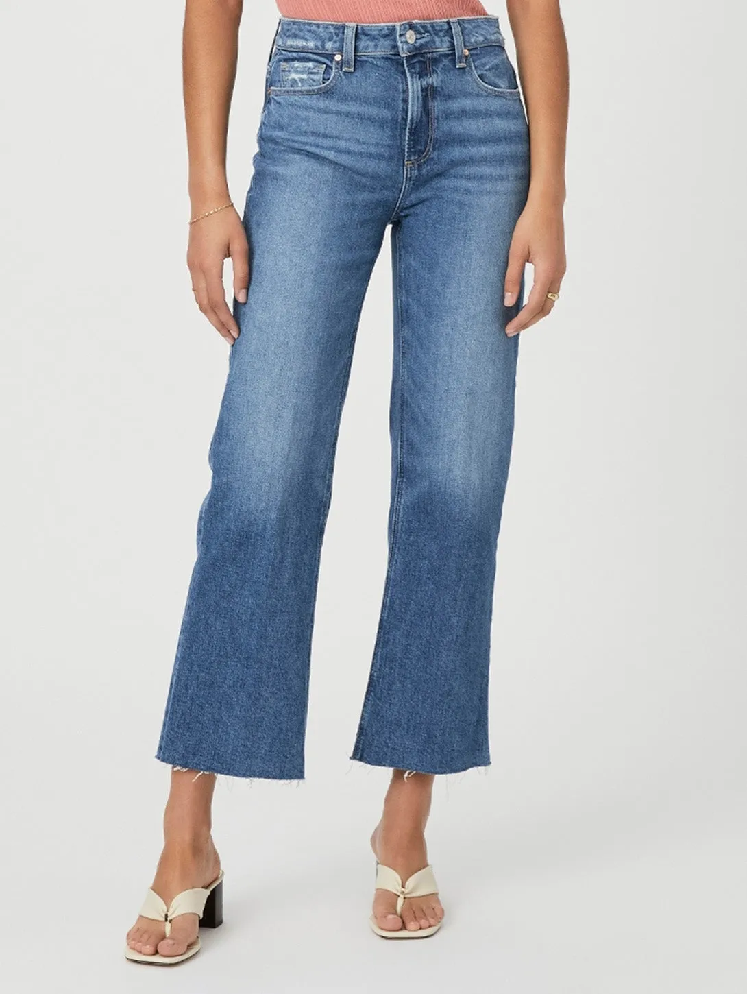 Leenah High Rise Wide Ankle Jean - Familia