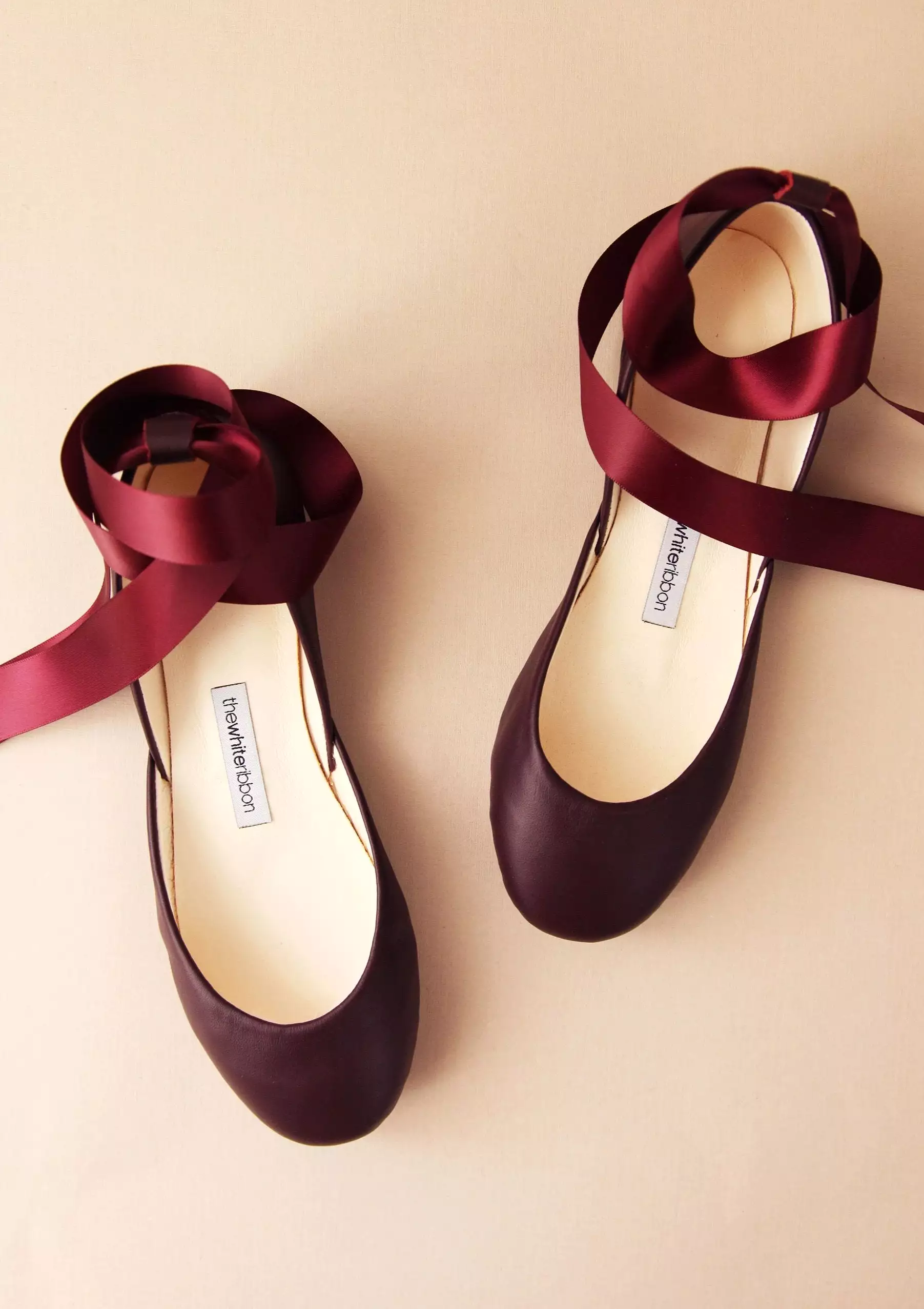 LUNA BALLET FLATS - BORDEAUX