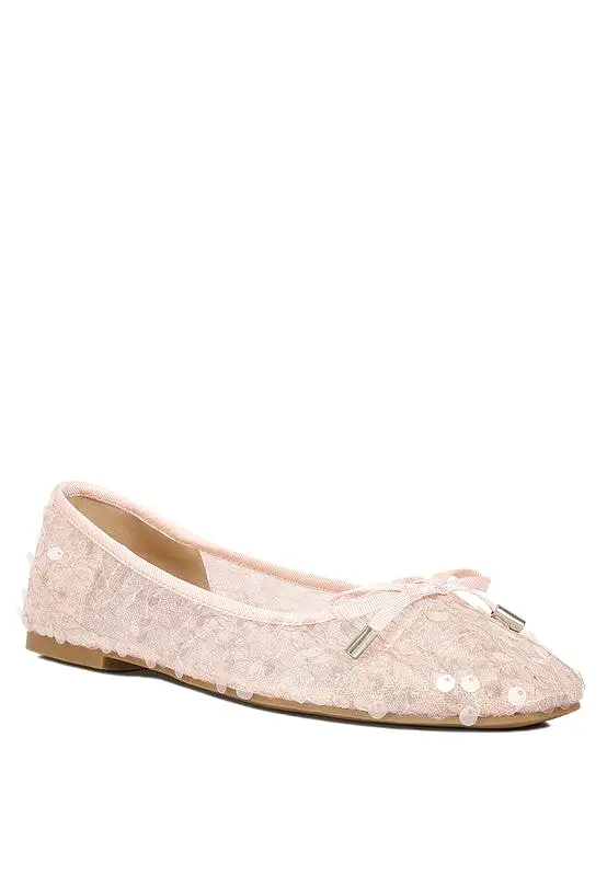 Lysander Sequin Sheer Ballet Flats