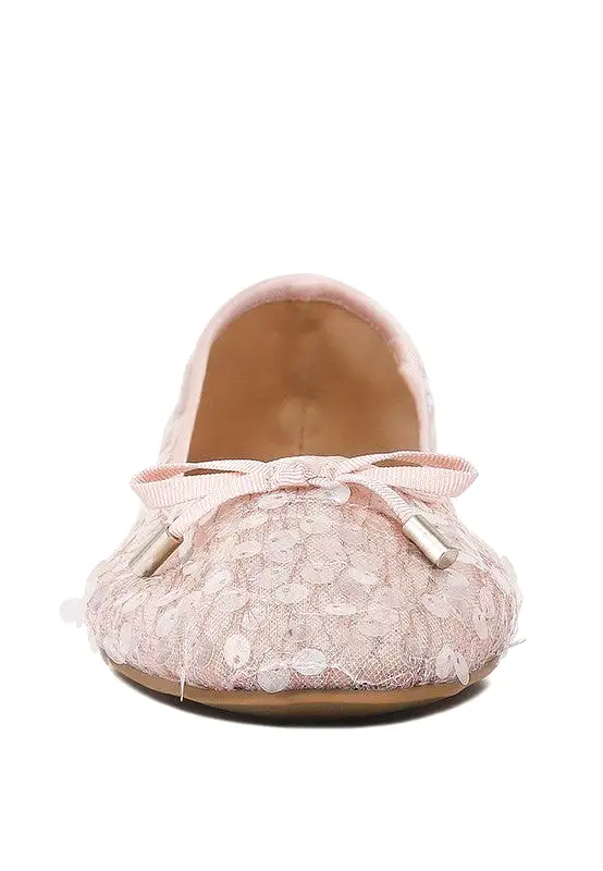 Lysander Sequin Sheer Ballet Flats