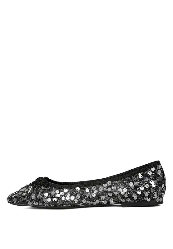 Lysander Sequin Sheer Ballet Flats