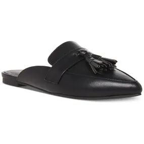 Madden Girl Womens Preppiee Faux Leather Tassel Mules