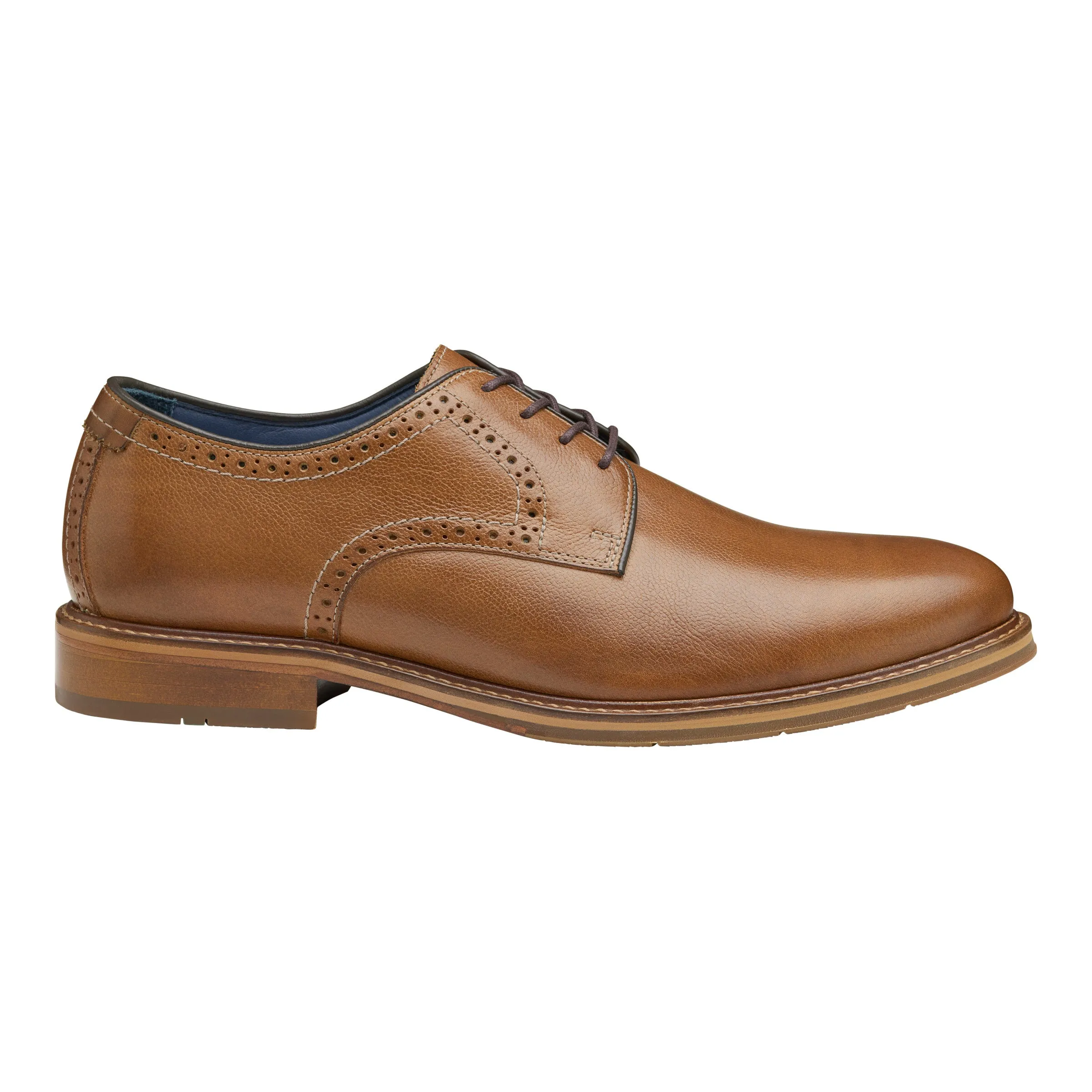 Men's Johnston & Murphy XC Flex Raleigh Plain Toe Color: Tan