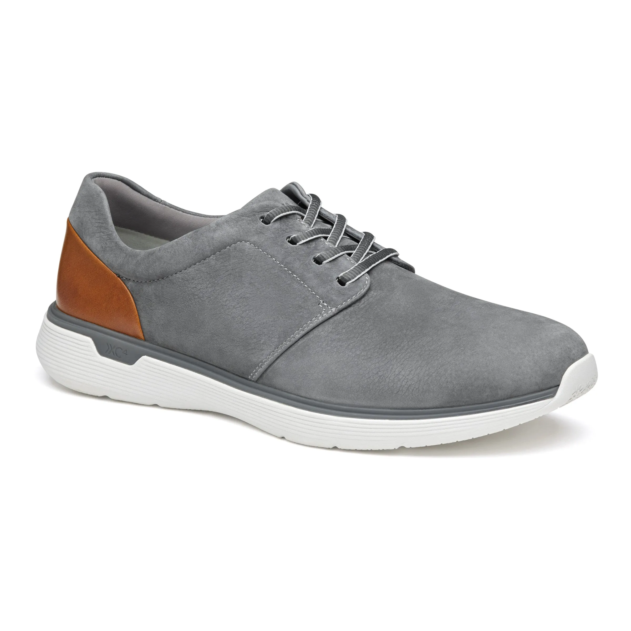 Men's Johnston & Murphy XC4 Prentiss 2.0 Waterproof Plain Toe Color: Gray