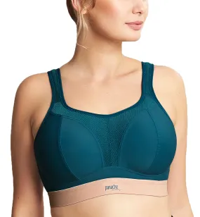 Panache Boundless Racerback Non-Wire Sports Bra (7341) - Teal/Pink