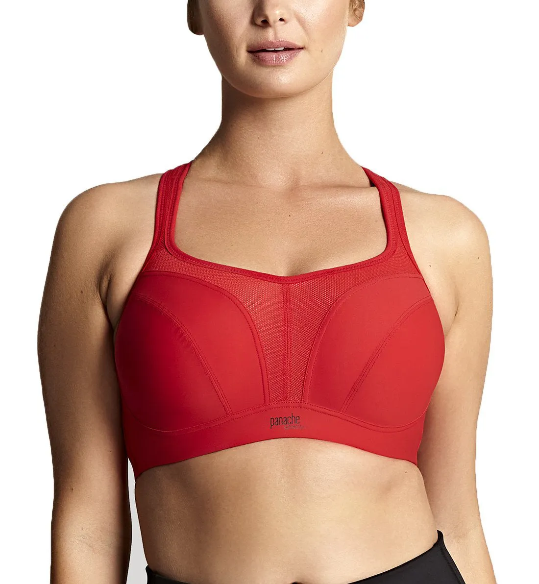 Panache Power Underwire Sports Bra (5021) - Fiery Red