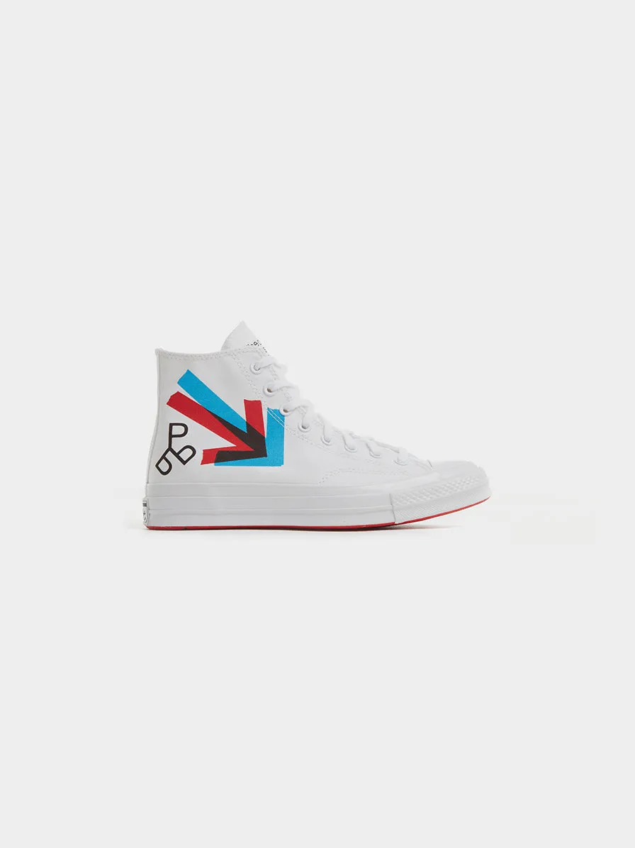 Patta Chuck 70 Hi, White Red / Blue