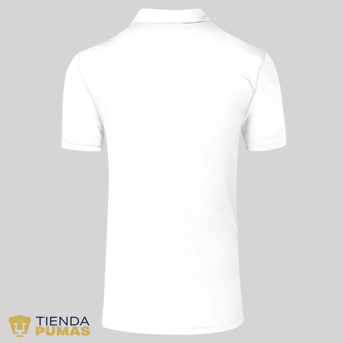 Playera Tipo Polo Hombre Pumas UNAM Logo Dorado