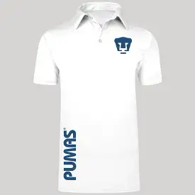 Playera tipo polo Hombre Pumas UNAM Retro Azul Vinil