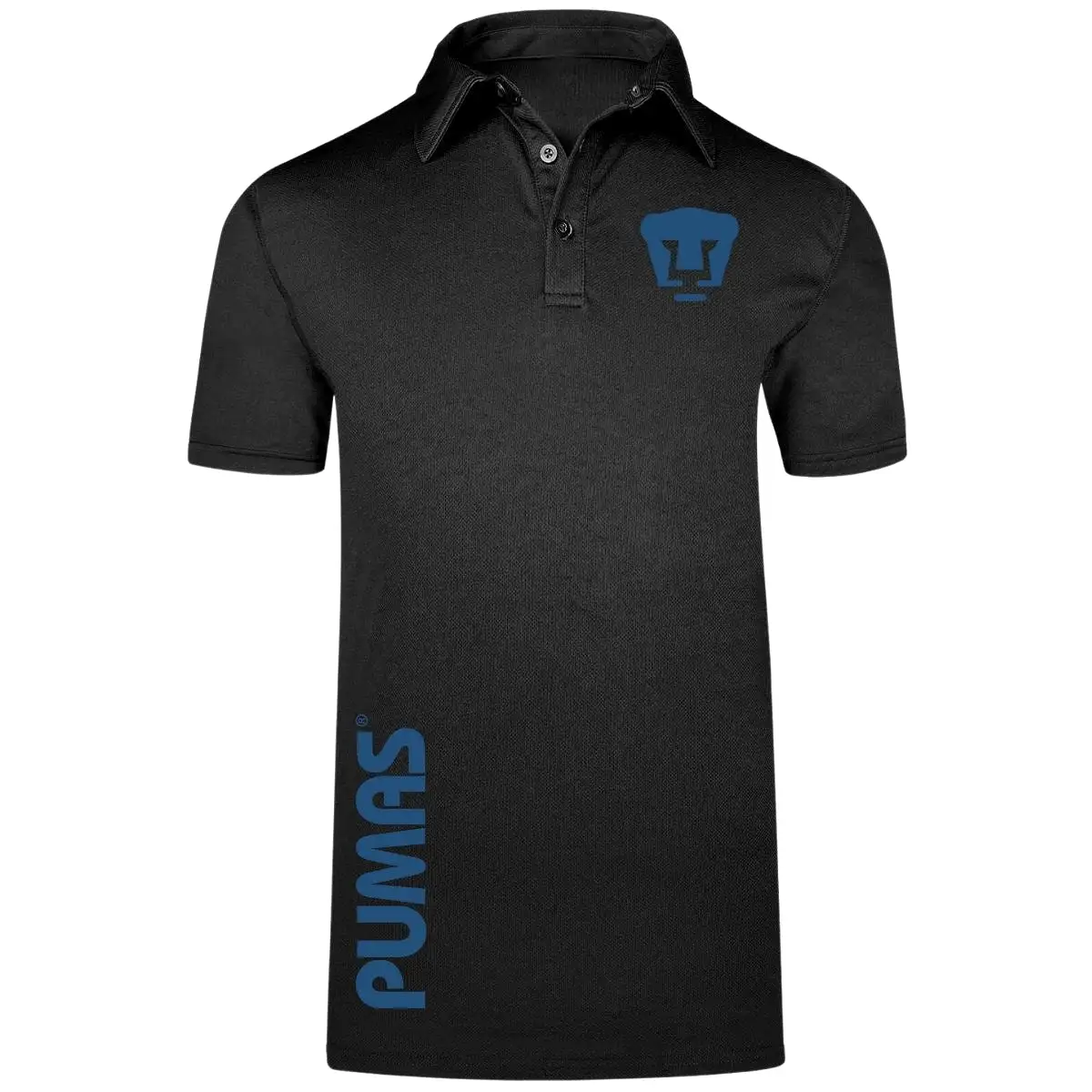 Playera tipo polo Hombre Pumas UNAM Retro Azul Vinil