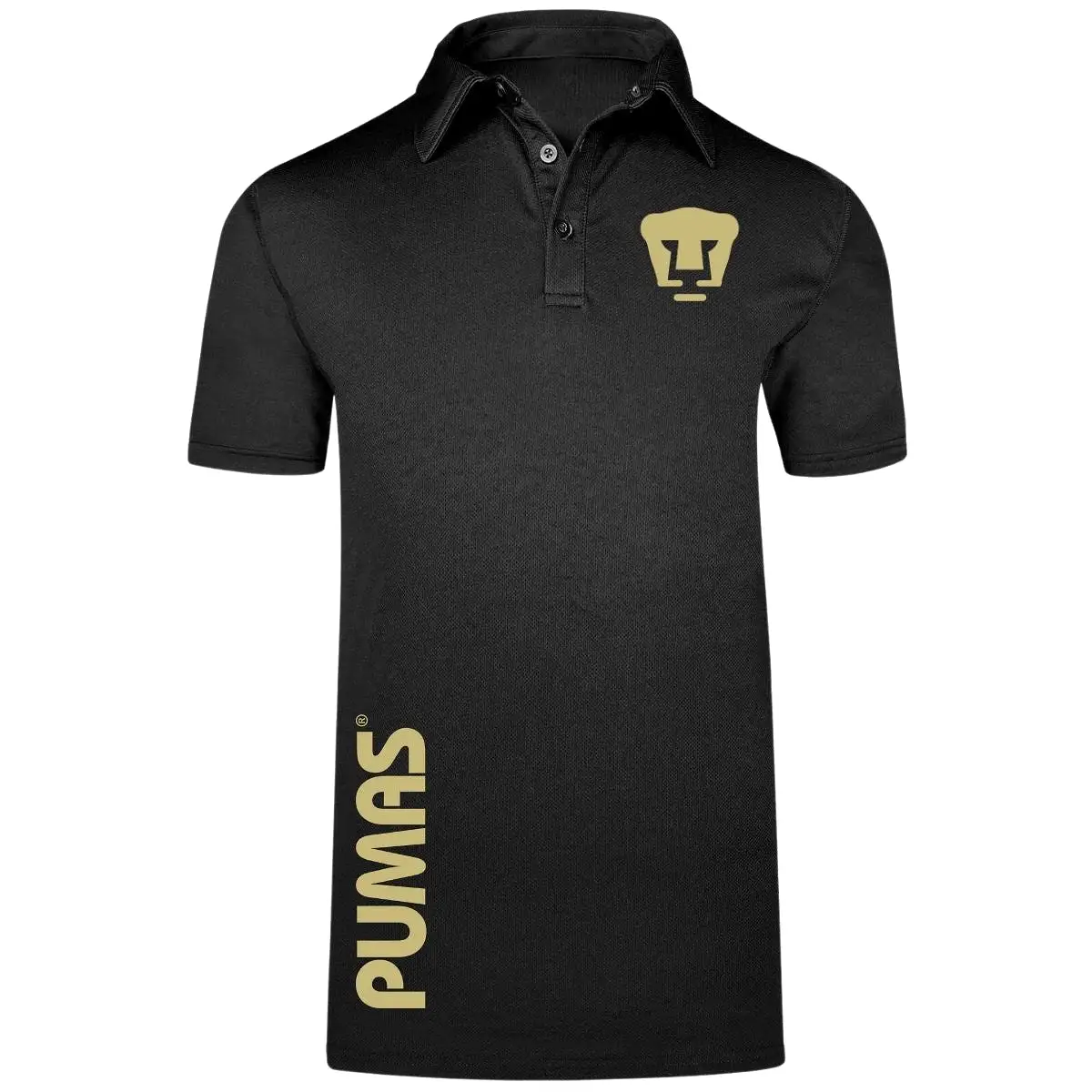 Playera tipo polo Hombre Pumas UNAM Retro Dorado Vinil