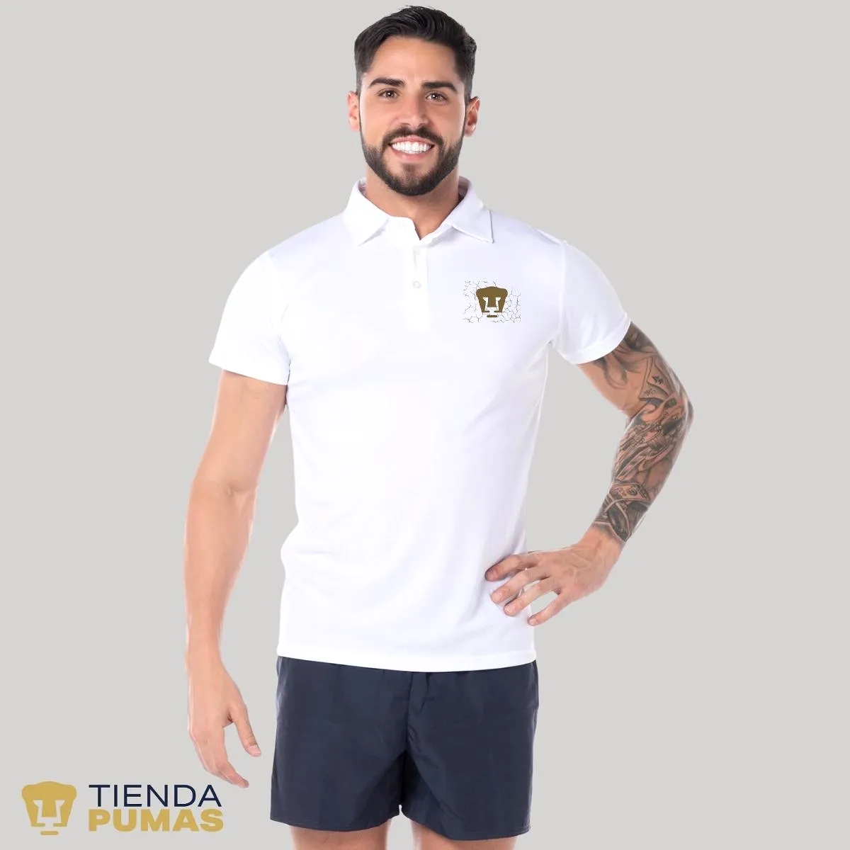 Playera Tipo Polo Hombre Pumas UNAM