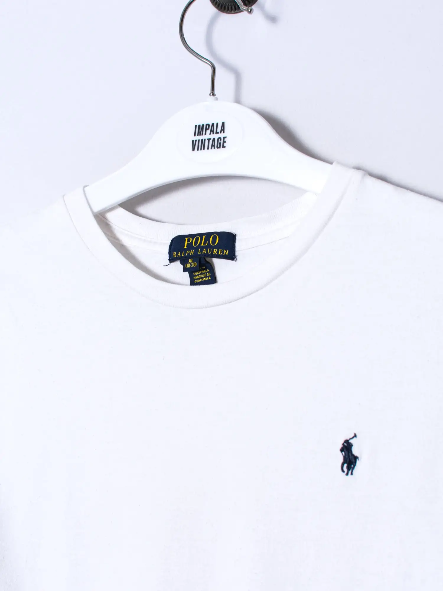 Polo Ralph Lauren White Cotton Tee