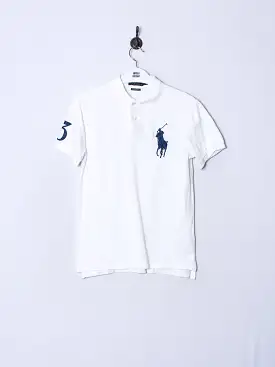 Polo Ralph Lauren White V Poloshirt