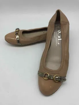 Pre-Owned AGL Tan Size 38.5 Ballet Flats