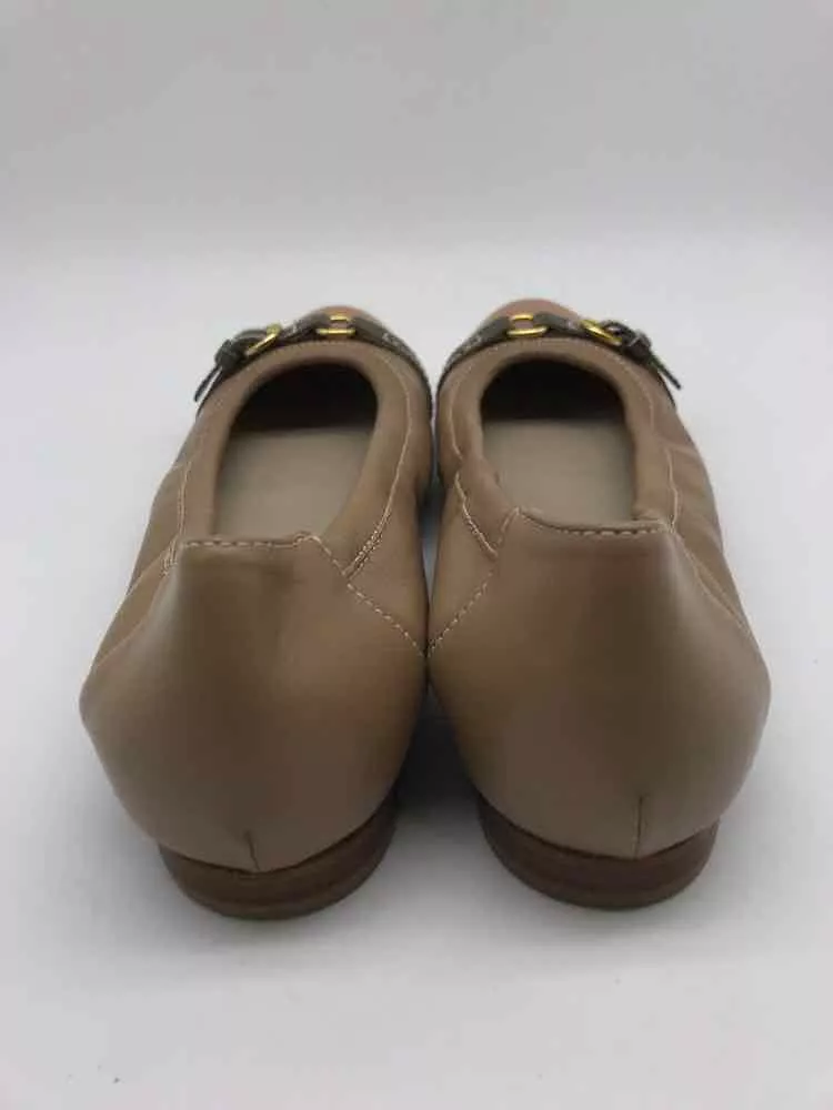 Pre-Owned AGL Tan Size 38.5 Ballet Flats