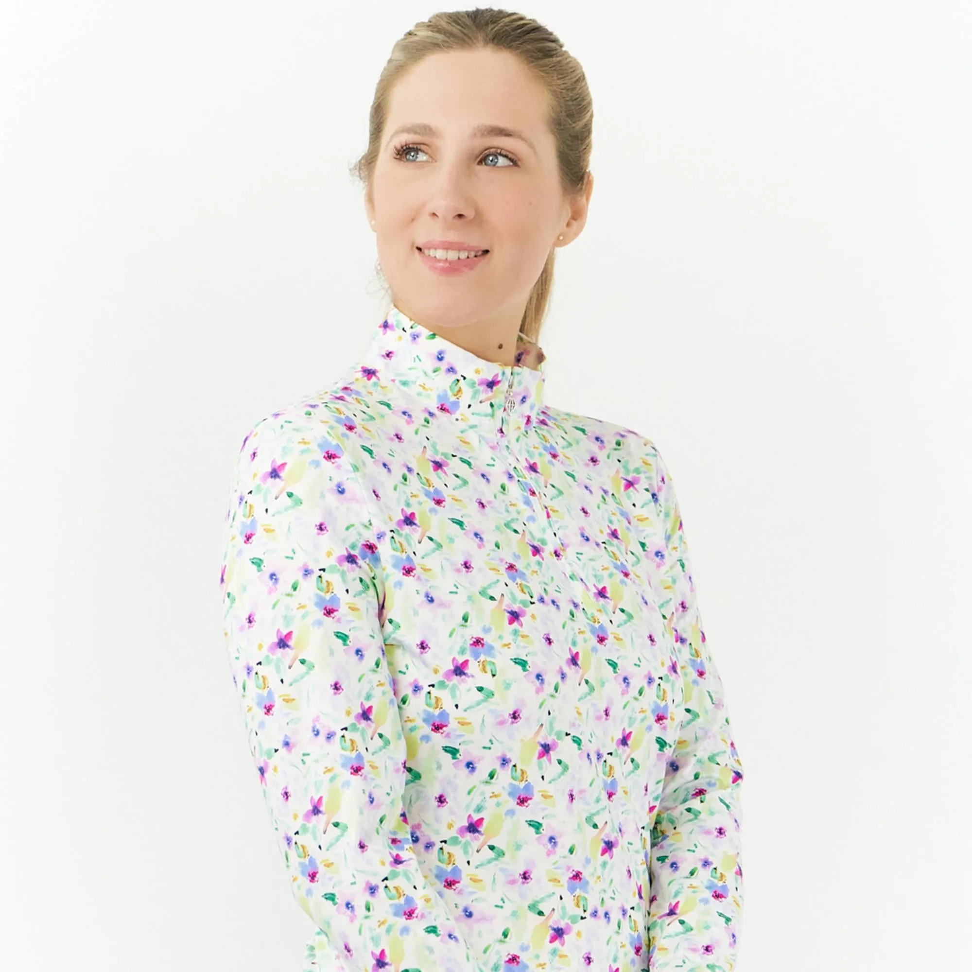 Pure Golf Serenity Ladies Golf Mid Layer Etheral Bouquet