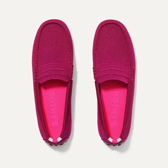 Rothy's -  Women's - The Driver Loafers - Pink