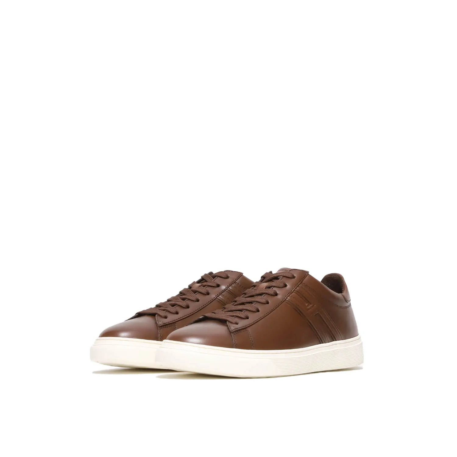 Sneakers H365 in pelle spazzolata marrone