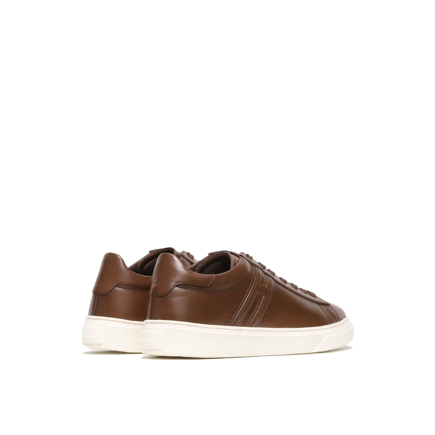 Sneakers H365 in pelle spazzolata marrone