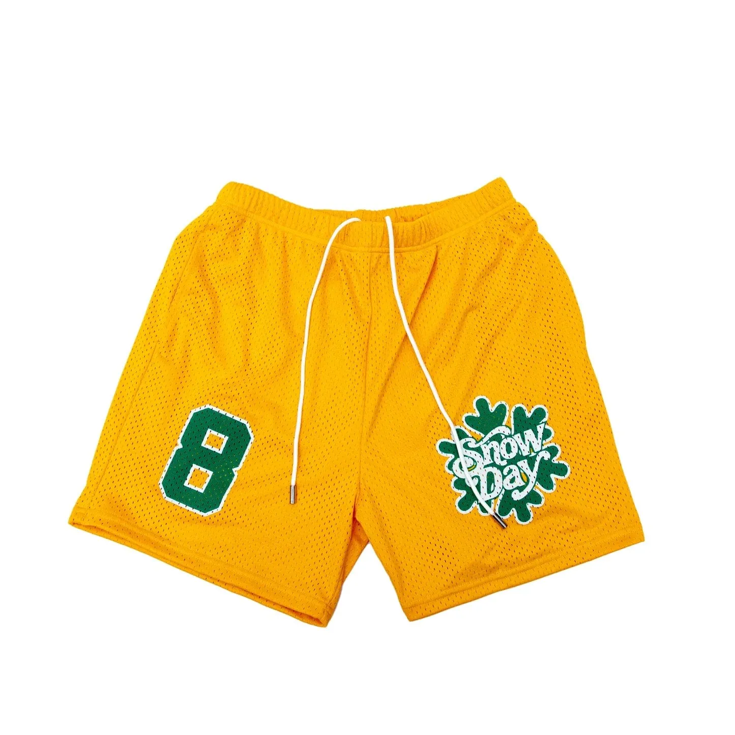 Snow Day Mesh 8 shorts - Yellow