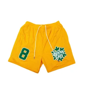 Snow Day Mesh 8 shorts - Yellow