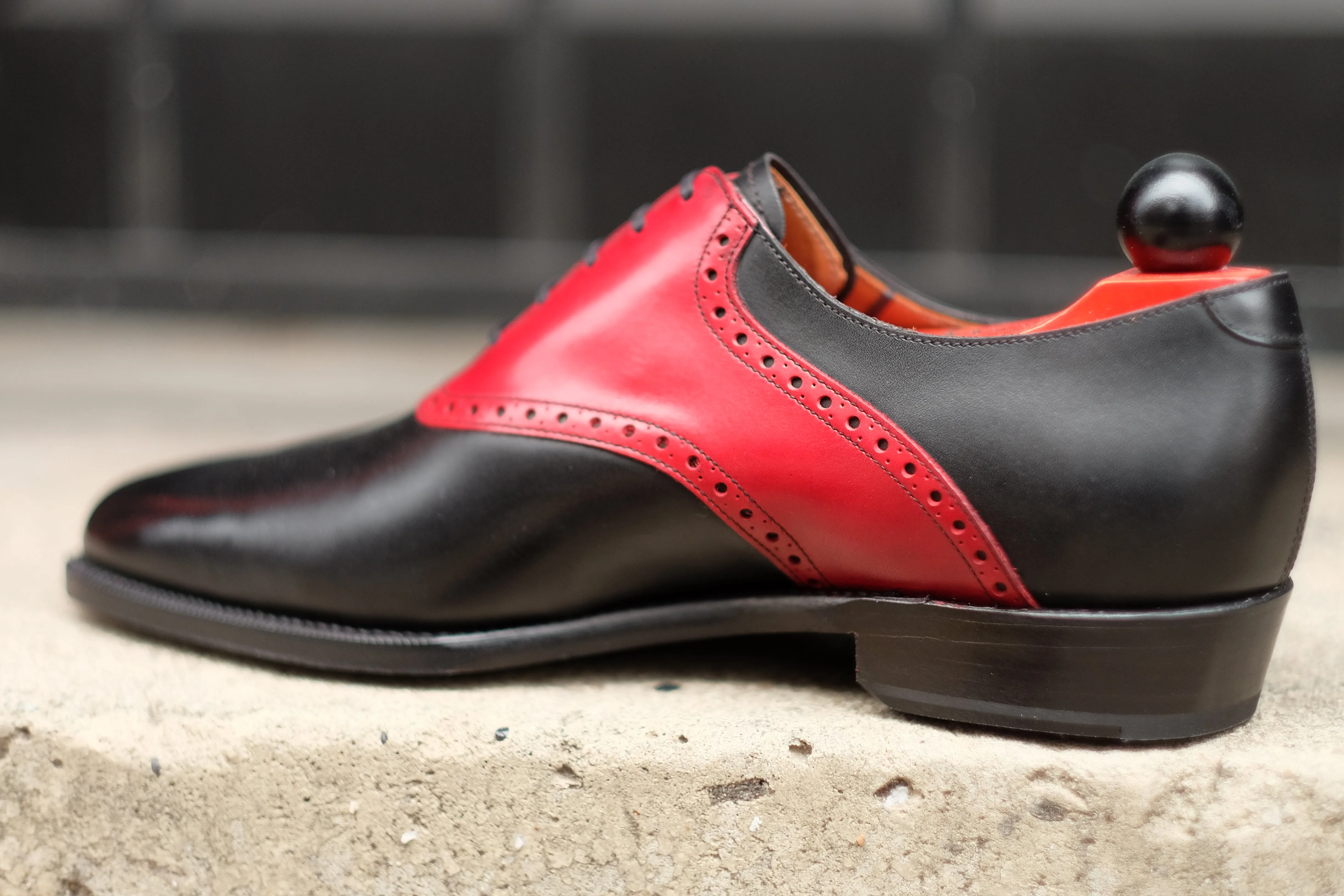 Stefano Redux - Black Calf / Red Calf