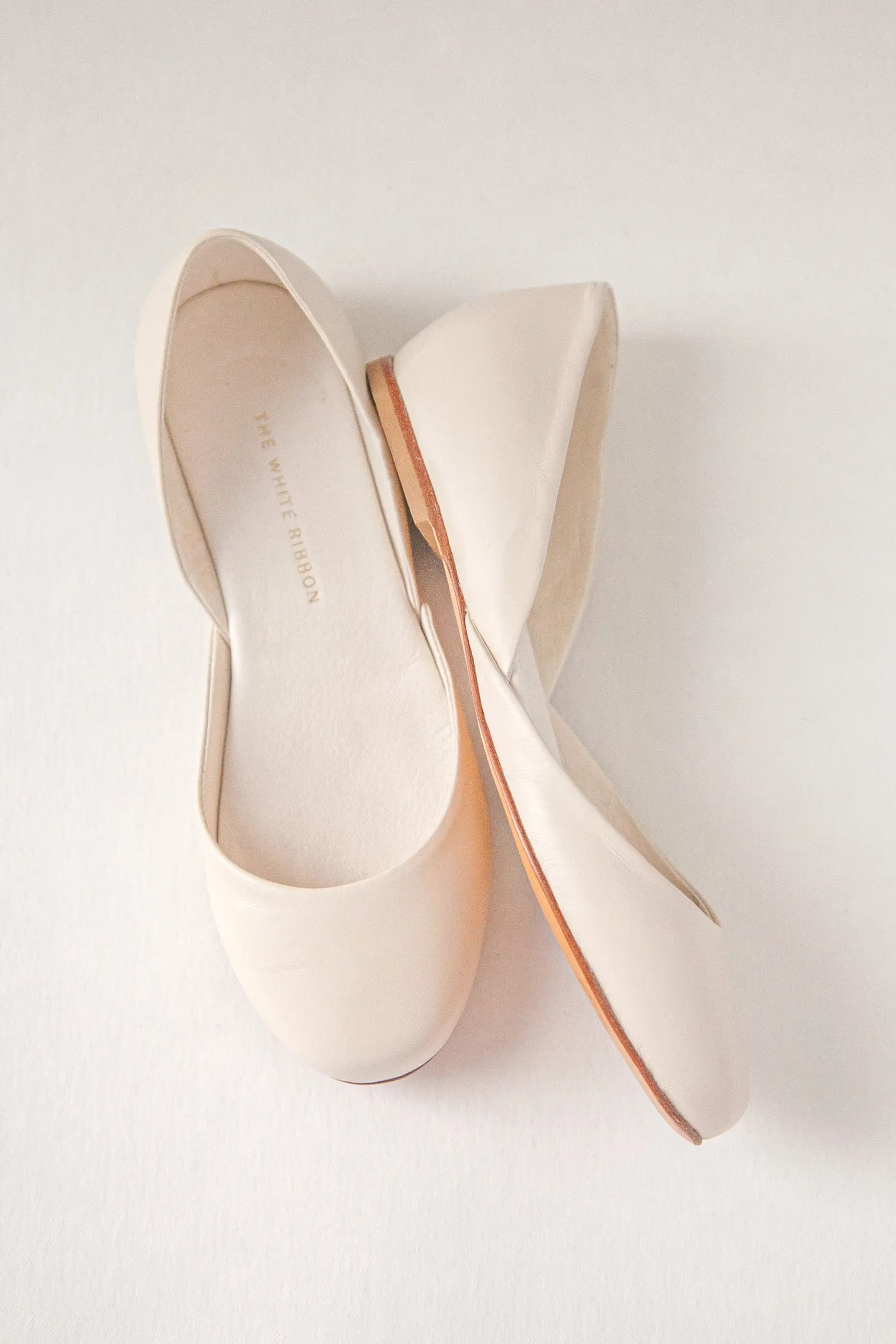 THEA BALLET FLATS – Antique IVORY