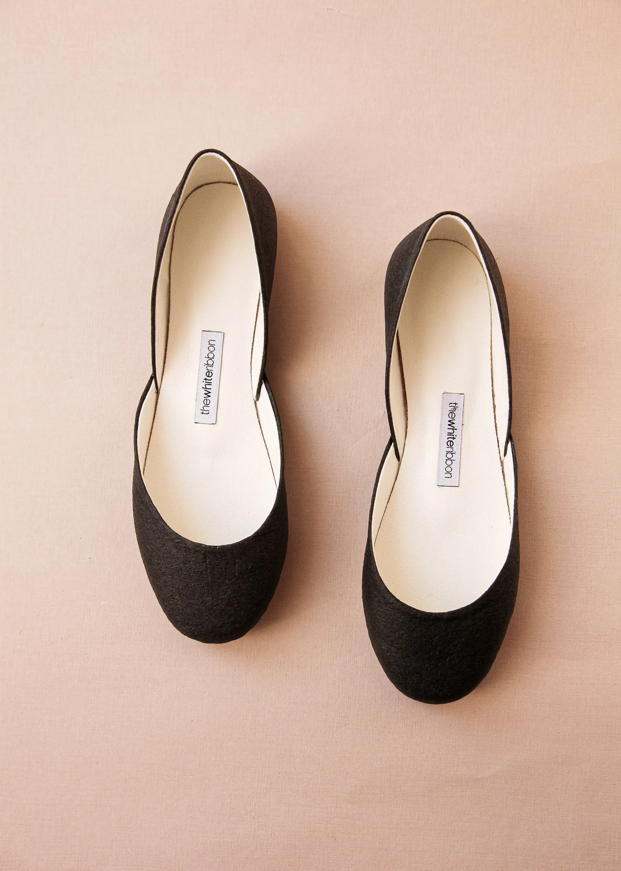 THEA VEGAN BALLET FLATS - BLACK