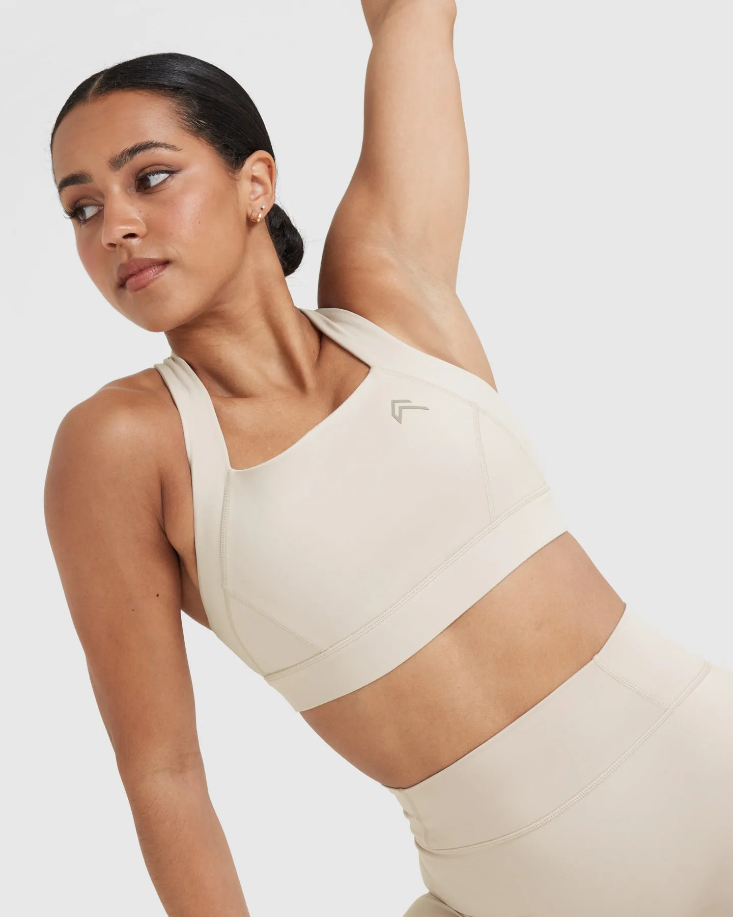 Timeless Wide Strap Sports Bra | Sand