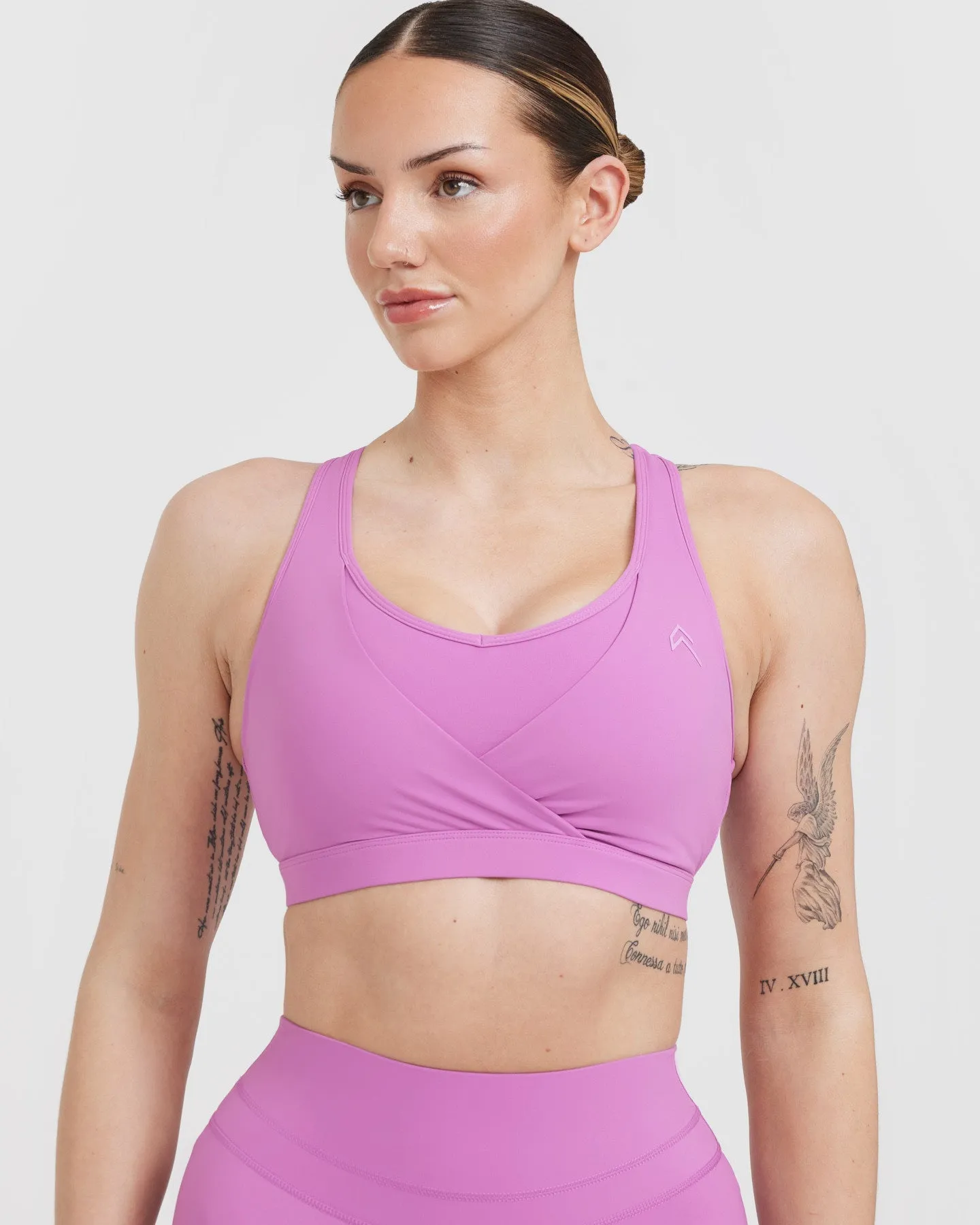 Unified Layered Sports Bra | Orchid Purple