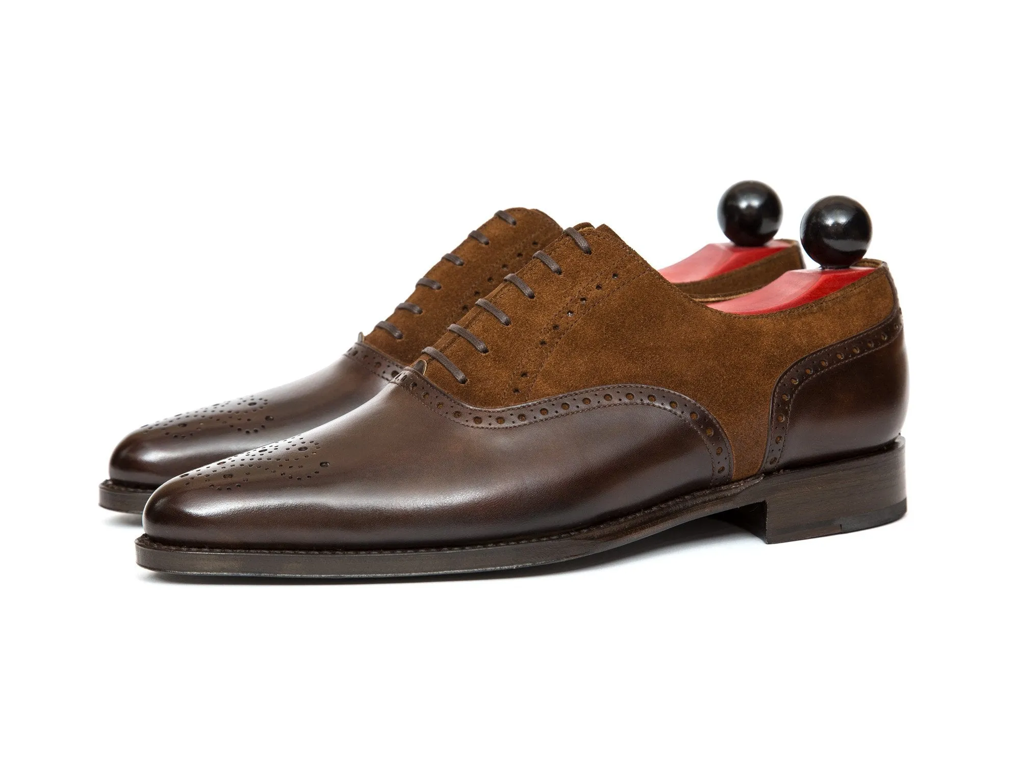 Wallingford - MTO - Dark Brown Museum Calf / Snuff Suede - JKF Last - Single Leather Sole