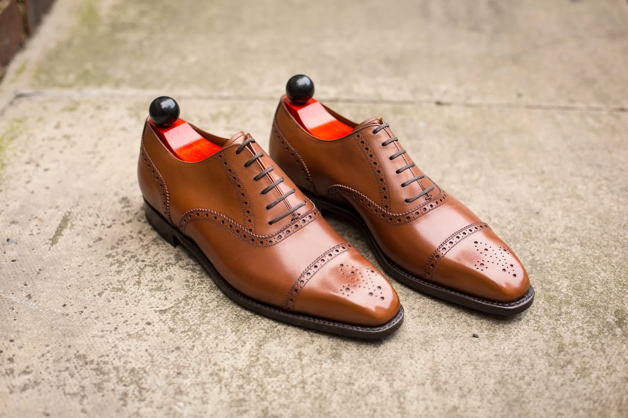 Windermere - MTO - Caramel Calf - MGF Last - Single Leather Sole