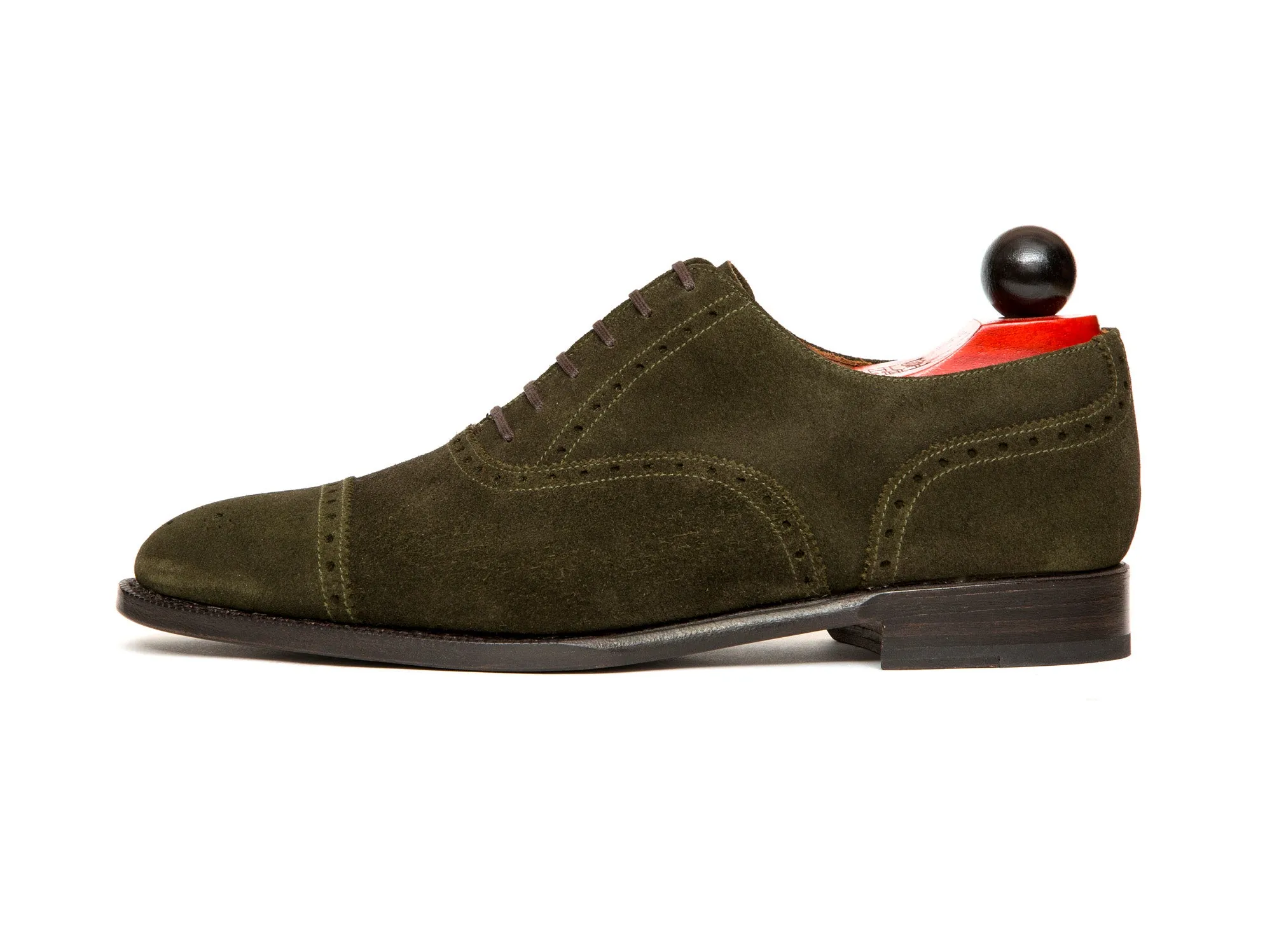 Windermere - MTO - Dark Olive Suede - TMG Last - Single Leather Sole